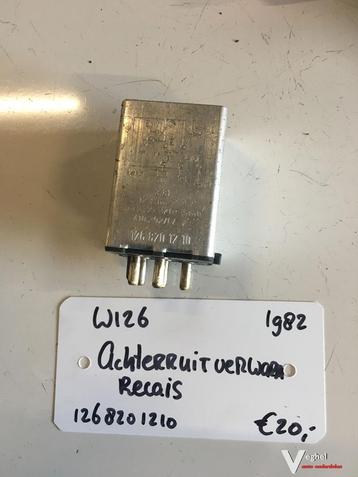 Mercedes w126 280SE 1982 Achterruitverwarming Relais beschikbaar voor biedingen