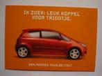 Mitsubishi Colt boomerang kaart, Verzamelen, Postkaarten | Themakaarten, Verzenden, 1980 tot heden, Ongelopen, Voertuig