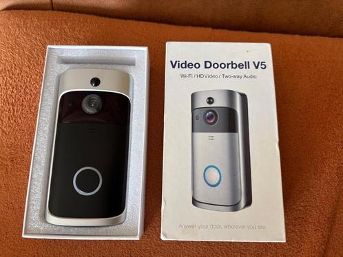 Video deurbel nog Nieuw, Huis en Inrichting, Deurbellen, Nieuw, Draadloos, Bewegingsdetectiesensor, Compatibel met smartphone