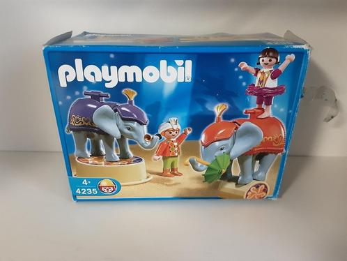 Playmobil olifantenact van het circus - compleet, Kinderen en Baby's, Speelgoed | Playmobil, Zo goed als nieuw, Complete set, Ophalen of Verzenden