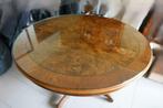 glazen tafelblad diameter 118 cm, Maison & Meubles, Pièces pour table, Dessus de la table, Rond, Enlèvement, Utilisé