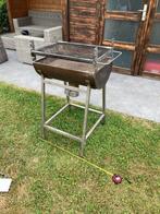 BBQ inox regelbare hoogte, Ophalen, Gebruikt, GEEN