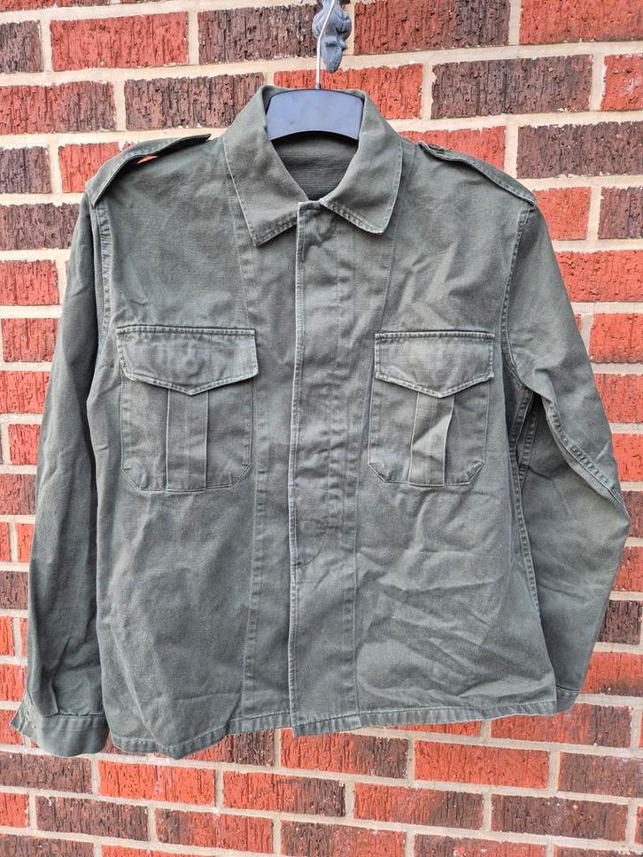 Belgische militaire jas ABL — model 1956 — Maat 37 (S) heren, Verzamelen, Militaria | Algemeen, Ophalen