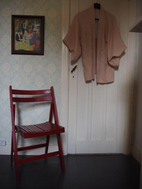 Vintage houten klapstoel in mahonie, Huis en Inrichting, Stoelen, Zo goed als nieuw, Eén, Hout, Overige kleuren, Ophalen