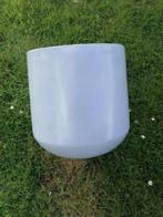 Superbe pot en résine effet beton lissé intérieur extérieur, 40 cm ou plus, 40 à 70 cm, Intérieur, Rond