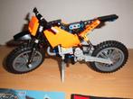 oranje brommer van technic, Ophalen of Verzenden, Gebruikt, Complete set, Lego