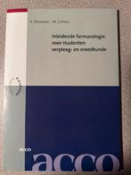 Inleidende farmacologie voor studenten verpleeg- en vroedkun, Boeken, Ophalen, Nieuw, Bieseman Steven