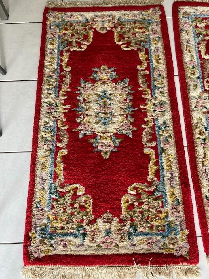 1 wollen tapijtje vintage!, Huis en Inrichting, Stoffering | Tapijten en Vloerkleden, Gebruikt, 50 tot 100 cm, 100 tot 150 cm