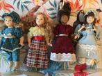 Brocante 4 jolies poupées en porcelaine, Antiquités & Art, Enlèvement ou Envoi