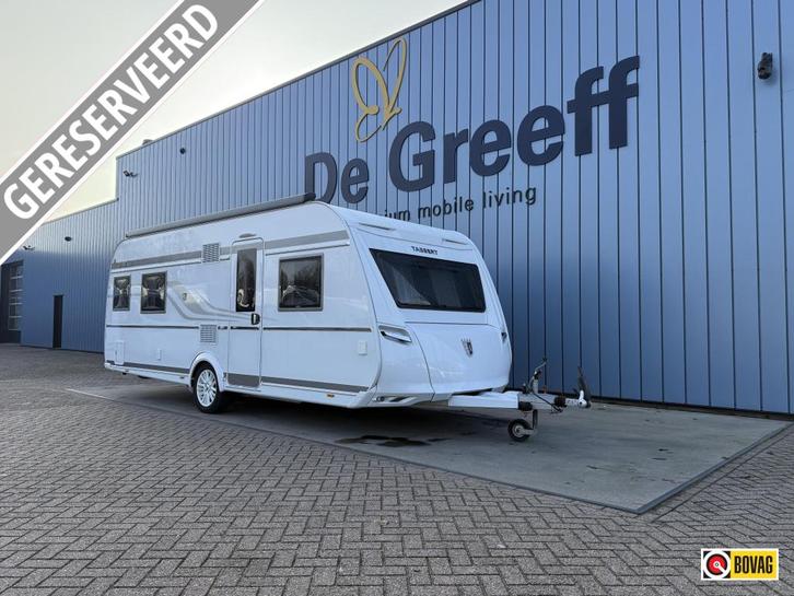 Tabbert Da Vinci 560 HTD, Caravans en Kamperen, Caravans, Bedrijf, tot en met 4, 1500 - 2000 kg, Rondzit, Tabbert, 5 tot 6 meter