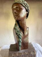 Buste vrouw in gips, Antiquités & Art, Art | Sculptures & Bois, Enlèvement