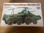 Schwerer Panzerspähwagen 8Rad Sd Kfz. 232, Enlèvement ou Envoi, Utilisé, 1:32 à 1:50, Tamiya