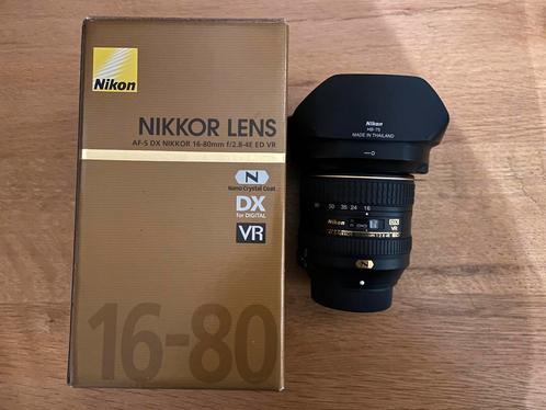 Nikon lens AF-S DX NIKKOR 16–80 mm 1:2,8–4E ED VR, Audio, Tv en Foto, Foto | Lenzen en Objectieven, Zo goed als nieuw, Ophalen