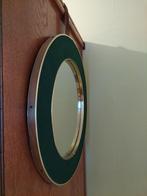 Vintage ronde spiegel - 70-ies, Huis en Inrichting, Woonaccessoires | Spiegels, Ophalen, Minder dan 50 cm, Gebruikt, Rond