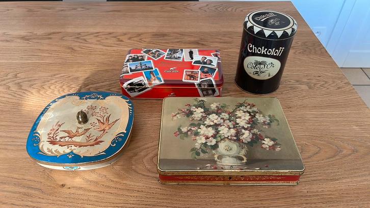 Blikken dozen van Côte d'Or, Verzamelen, Blikken, Gebruikt, Overige merken, Ophalen of Verzenden