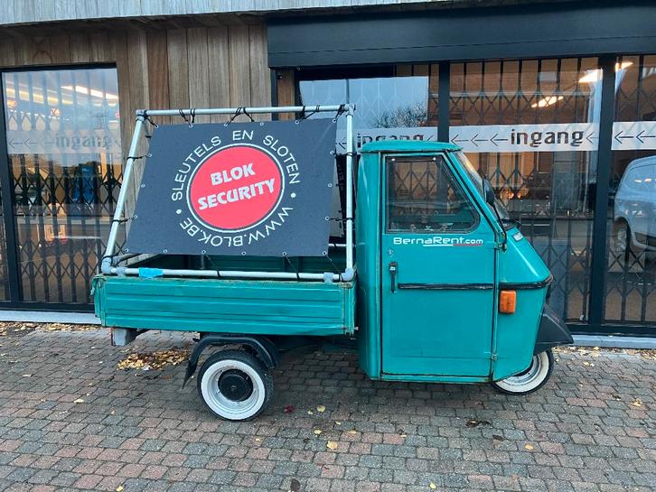 Piaggio ape 50 blikvanger met enkel licht, Fietsen en Brommers, Scooters | Piaggio, Gebruikt, Ophalen