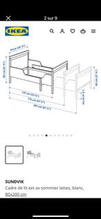 Lit évolutif IKEA sundvik, Maison & Meubles, Utilisé