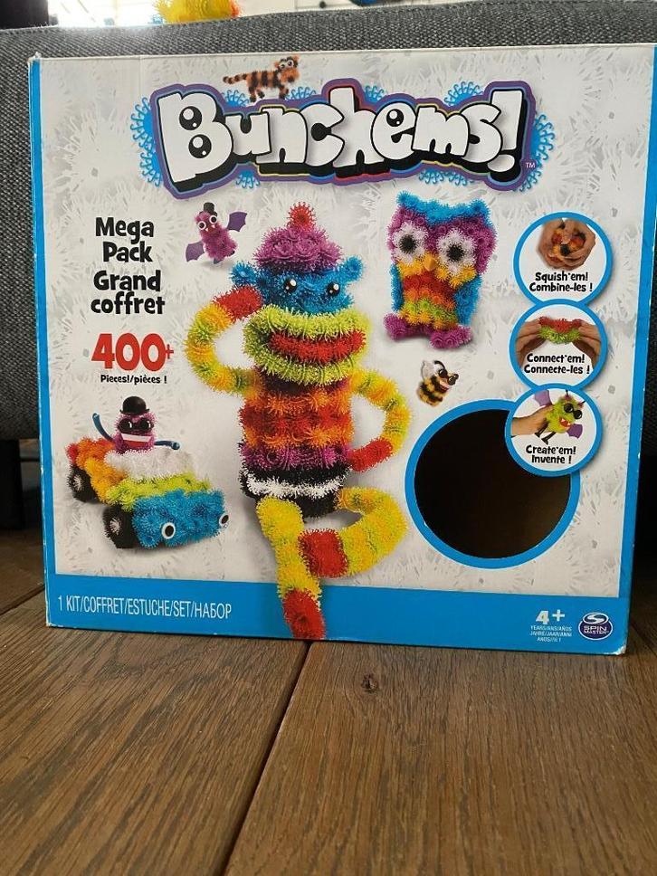 Bunchems Mega Pack 400+ stuks, Kinderen en Baby's, Speelgoed | Educatief en Creatief, Gebruikt, Knutselen, Bouwen, Ophalen of Verzenden