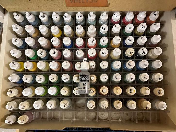 set verf voor verschillende modelbouw, Hobby en Vrije tijd, Modelbouw | Overige, Gebruikt, Ophalen