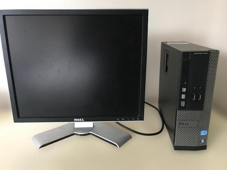 Dell Optiplex 3010 SFF i3 4Gb ram & Dell UltraSharp 1907FP, Computers en Software, Desktop Pc's, HDD, 4 GB, Met monitor, Ophalen