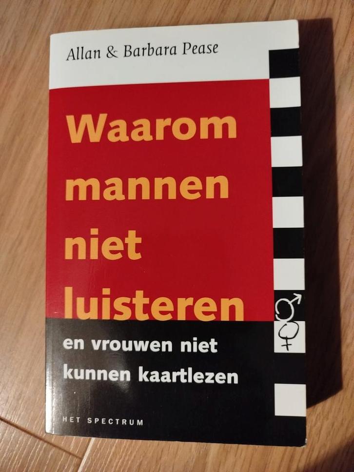 Waarom mannen niet luisteren en vrouwen niet kunnen kaartlez, Boeken, Psychologie, Zo goed als nieuw, Ophalen of Verzenden