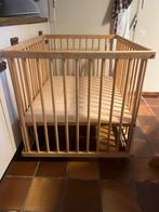 Parc bébé + housse / coussin, Enlèvement, Utilisé, Rectangulaire, Roulettes