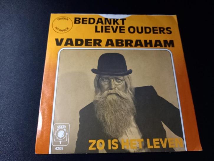 Vader Abraham ‎– Bedankt Lieve Ouders '7 = Mint, Cd's en Dvd's, Vinyl Singles, Zo goed als nieuw, Single, Nederlandstalig, 7 inch