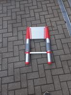 telescopische ladder, Bricolage & Construction, 2 à 4 mètres, Pliable ou rétractable/escamotable, Comme neuf, Échelle