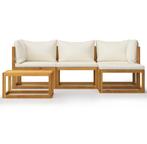 Ensemble canape de jardin neuf avec coussins, Tuin en Terras, Tuinsets en Loungesets, Ophalen, Hardhout, 3 zitplaatsen, Nieuw