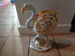 Mooie capodimonte flamingo met kristalletjes, Antiek en Kunst, Ophalen of Verzenden