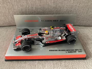 Lewis Hamilton 1:43 2007 Mclaren Mercedes MP4-22 F1, Enlèvement ou Envoi, Neuf, ForTwo
