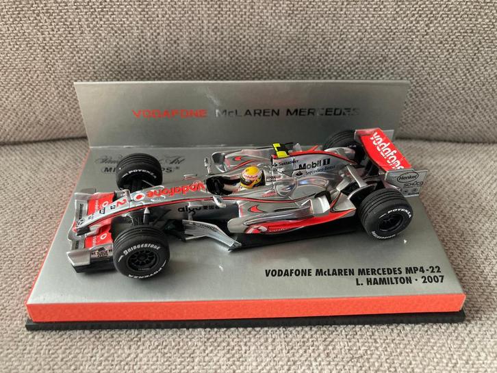 Lewis Hamilton 1:43 2007 Mclaren Mercedes MP4-22 F1, Verzamelen, Automerken, Motoren en Formule 1, Nieuw, Formule 1, Ophalen of Verzenden