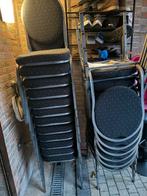 Stacking stoel havana zwart promoline, Huis en Inrichting, Stoelen, Ophalen, Zo goed als nieuw, Zwart