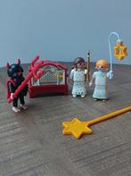 Playmobil: duiveltje  en 2 engelkindjes  + orgel, Comme neuf, Enlèvement ou Envoi