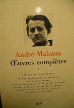 PLEIADE:ANDRE MALRAUX/OEUVRES COMPLETES/1989, Livres, Littérature, Belgique, Enlèvement ou Envoi, Neuf, ANDRE MALRAUX
