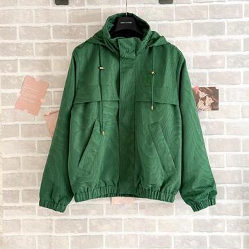 Louis Vuitton Jacquard Signature Windbreaker Green beschikbaar voor biedingen