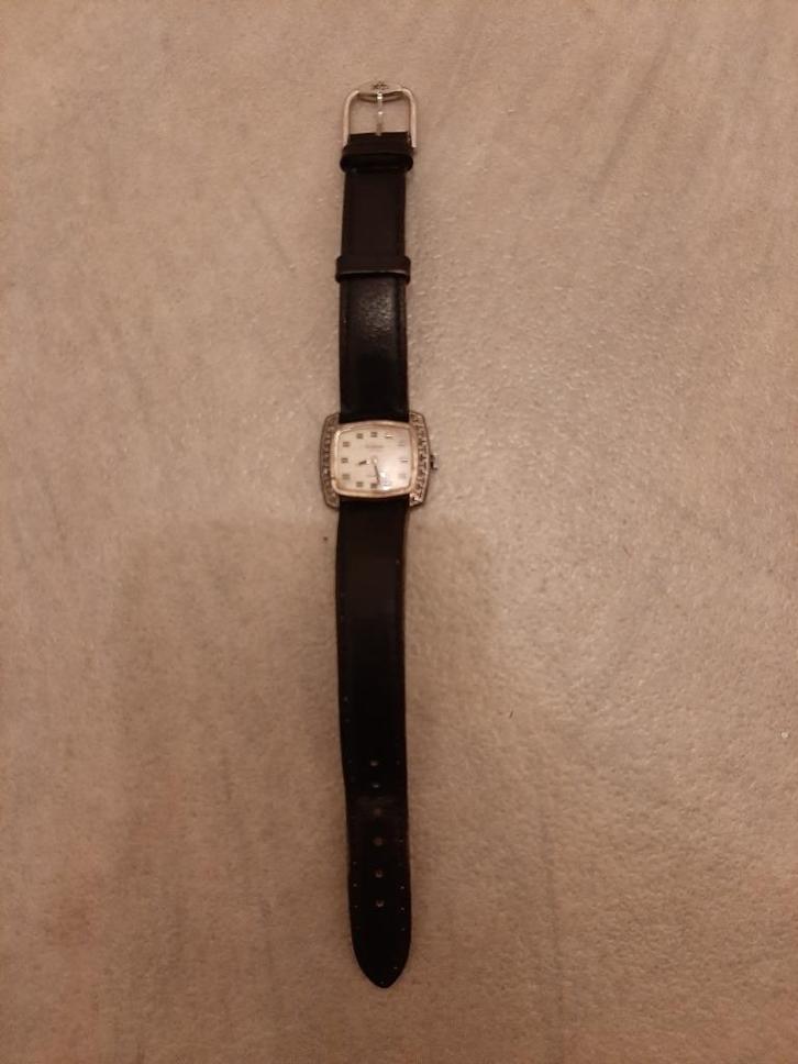 horloge dames Niverda Swiss made in zilver,17 Rubis Incabloc, Antiek en Kunst, Curiosa en Brocante, Ophalen of Verzenden