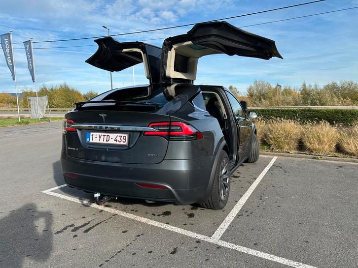 Tesla Model X 100D – 7 zitplaatsen, Auto's, Tesla, Particulier, Model X, Trekhaak, Elektrisch, SUV of Terreinwagen, Vierwielaandrijving