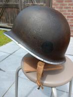 Us ww2 CASQUE PARA 505 PARACHUTE INFANTRY, Ophalen of Verzenden