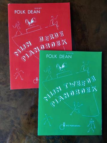 Folk Dean Mijn tweede en derde pianoboek beschikbaar voor biedingen