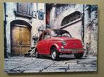 Leuke Puzzel Fiat 500 - 500 stukken gekleefd op kader, Kinderen en Baby's, Ophalen of Verzenden, Meer dan 50 stukjes, Gebruikt