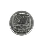 Zuid-Afrika, 5 Rand 1994, Presidential Inauguration., Postzegels en Munten, Munten | Afrika, Ophalen of Verzenden, Zuid-Afrika