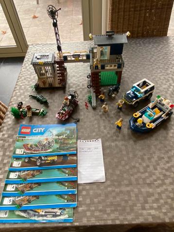 Mooie sets (3) LEGO Moeraspolitie 60066, 60068 & 60069 beschikbaar voor biedingen