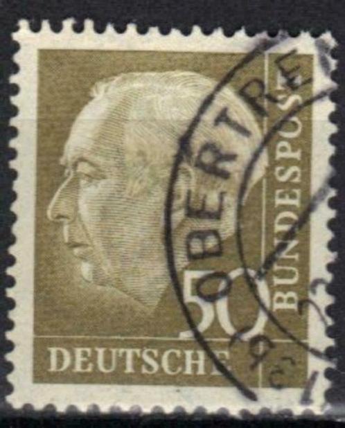 Duitsland Bundespost 1957 - Yvert 127 - Heuss (ST), Postzegels en Munten, Postzegels | Europa | Duitsland, Gestempeld, Verzenden