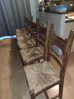 6 stoelen, Huis en Inrichting, Stoelen, Ophalen, Zo goed als nieuw, Hout, Vijf, Zes of meer stoelen