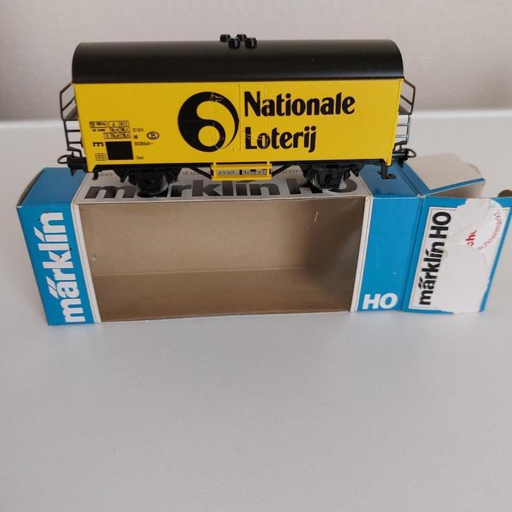 4415/86724 Marklin HO-Reclamewagen "LOTTO" OVP (C2500806), Hobby en Vrije tijd, Modeltreinen | H0, Nieuw, Wagon, Wisselstroom