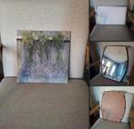 Canvas, spiegel en bord, Ophalen