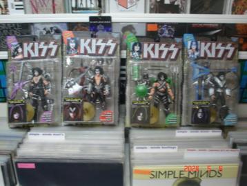 KISS 4pc Gold Record 1997 Action Figure Collection dicht