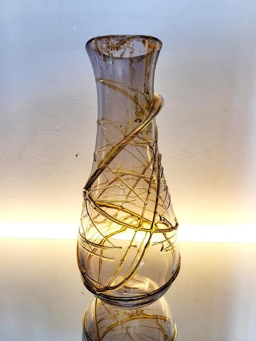 Val saint lambert Studio Cristal vaas, Alfred collard,, Antiek en Kunst, Antiek | Glaswerk en Kristal, Ophalen of Verzenden