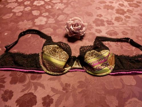 (69)- soutien gorge femme t.90c noir vert, Kleding | Dames, Ondergoed en Lingerie, BH, Zwart, Ophalen of Verzenden